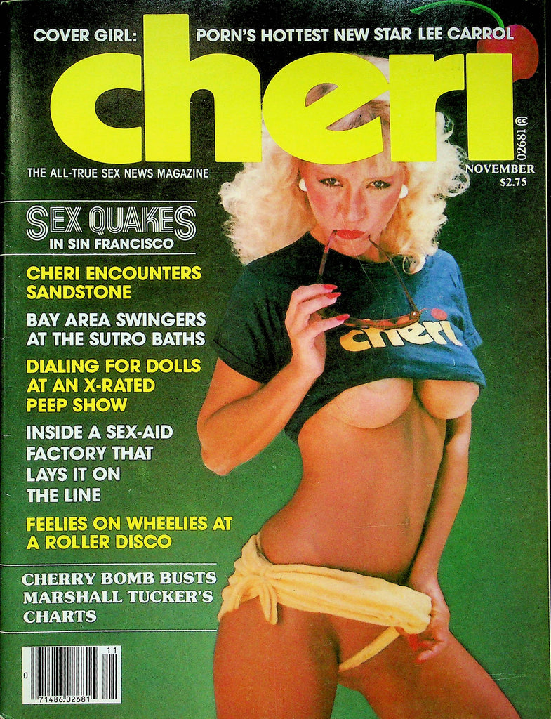 Cheri Adult Magazine Marshall Tucker & Lee Carrol November 1980 070722RP