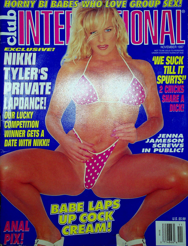 Club International Magazine Nikki Tyler & Jenna Jameson November 1997 –  Mr-Magazine