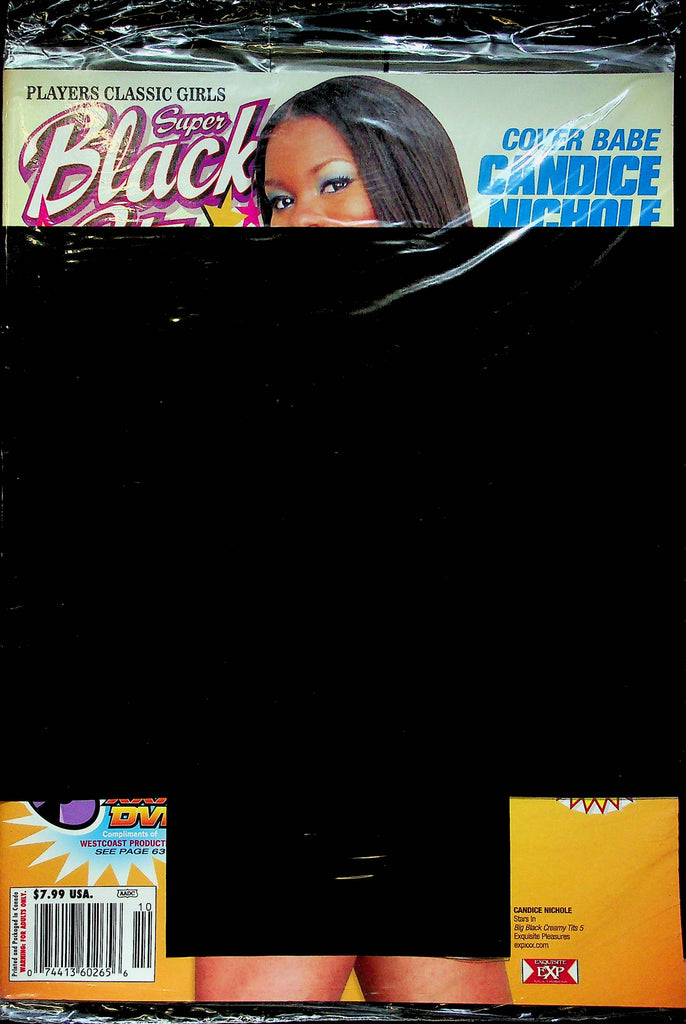 Super Black Starz Of Porn Magazine Candice Nichole SEALED 011823RP