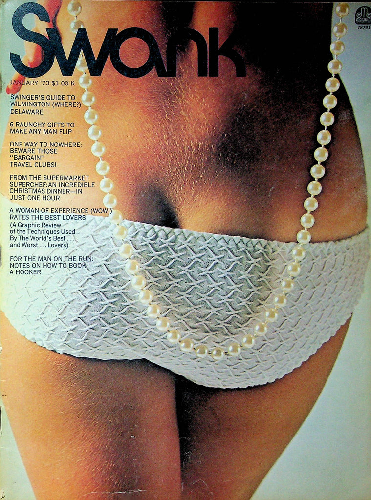 Swank Magazine Swinger's Guide To Wilmington Delaware January 1973 032023RP