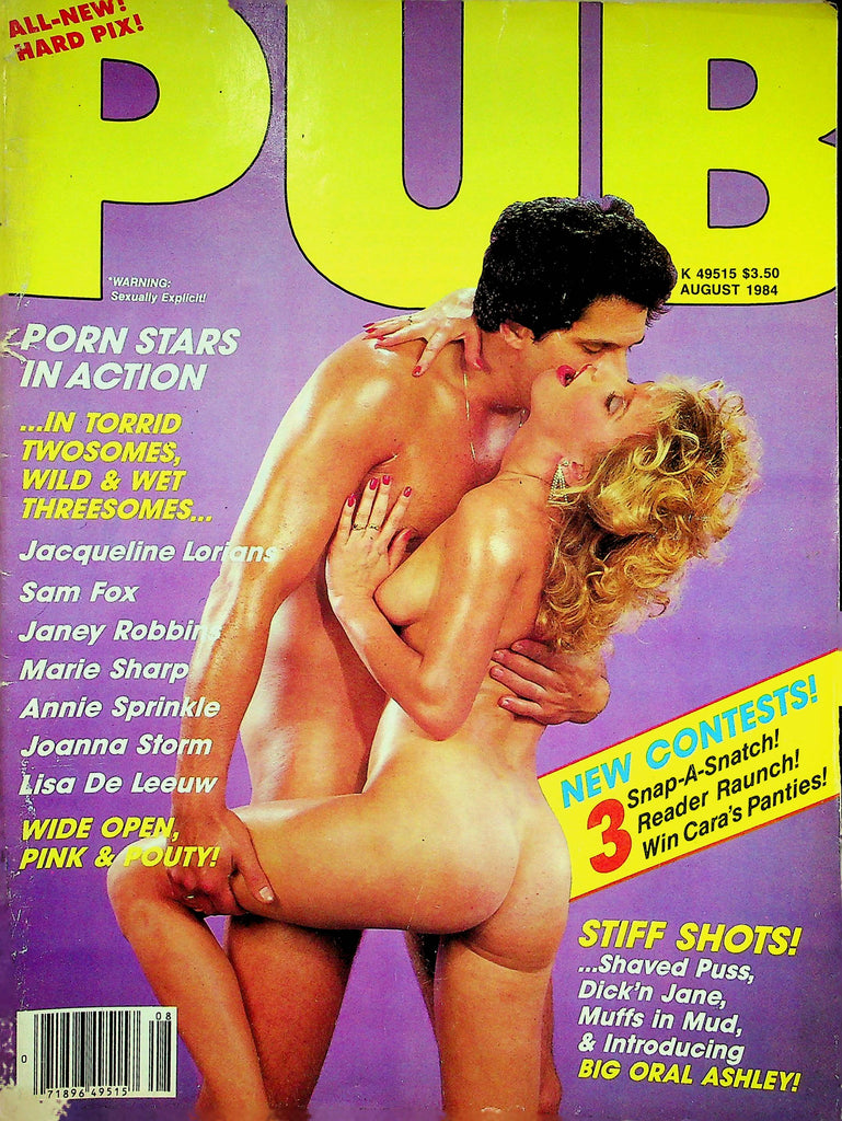 Pub Magazine Jacqueline Lorians & Sam Fox August 1984 081922RP