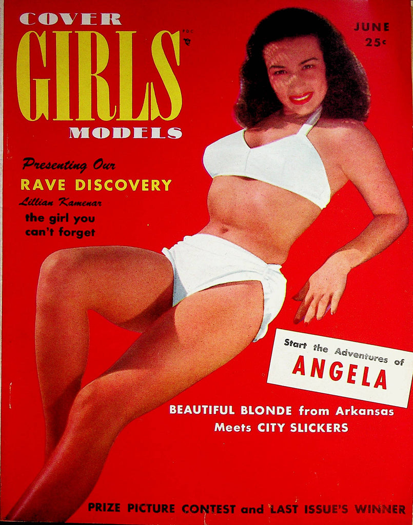 Cover Girls Models Vintage Magazine   Rave Discovery Lillian Kamenar  June 1950    062122lm-p