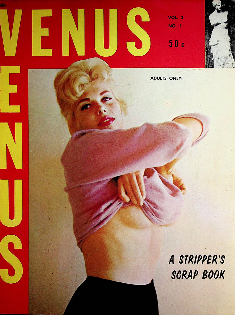 Venus Adult Vintage Magazine A Stripper's Scrap Book vol.2 #1 1960