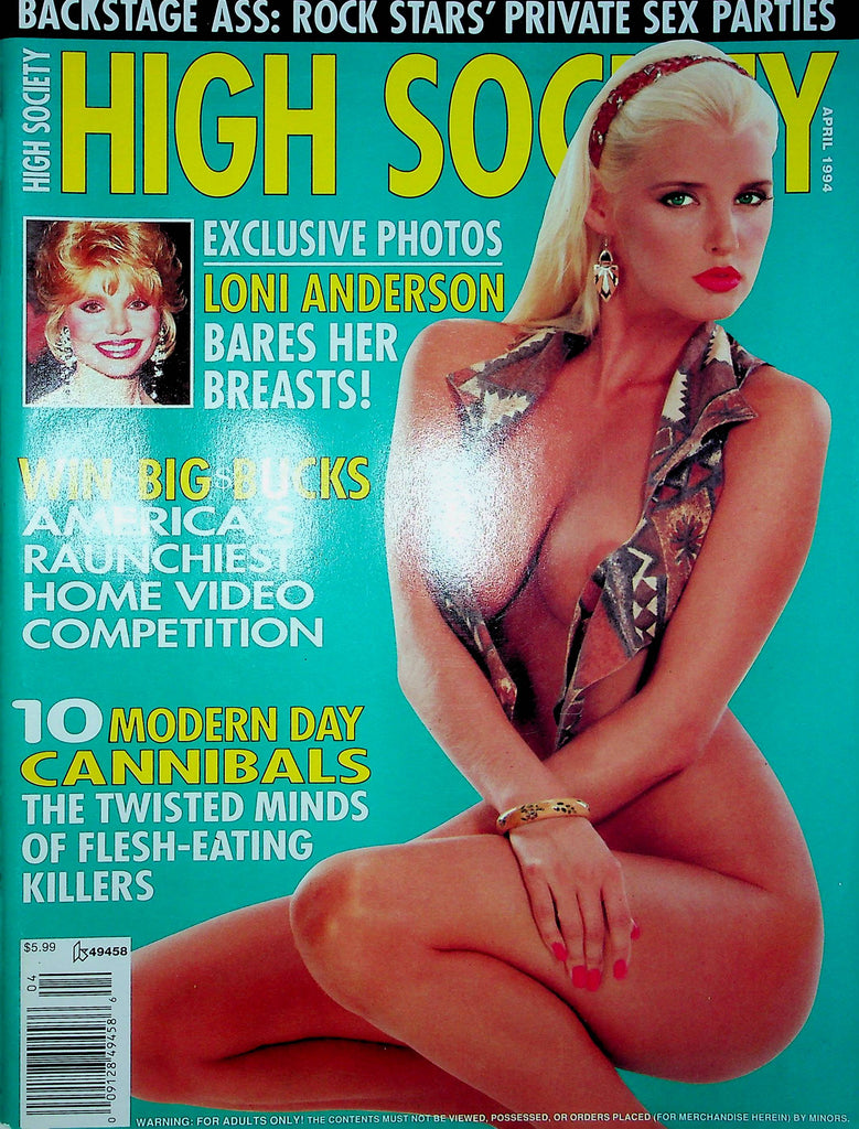 High Society Magazine Loni Anderson & Sindy & Roxanne April 1994 102422RP
