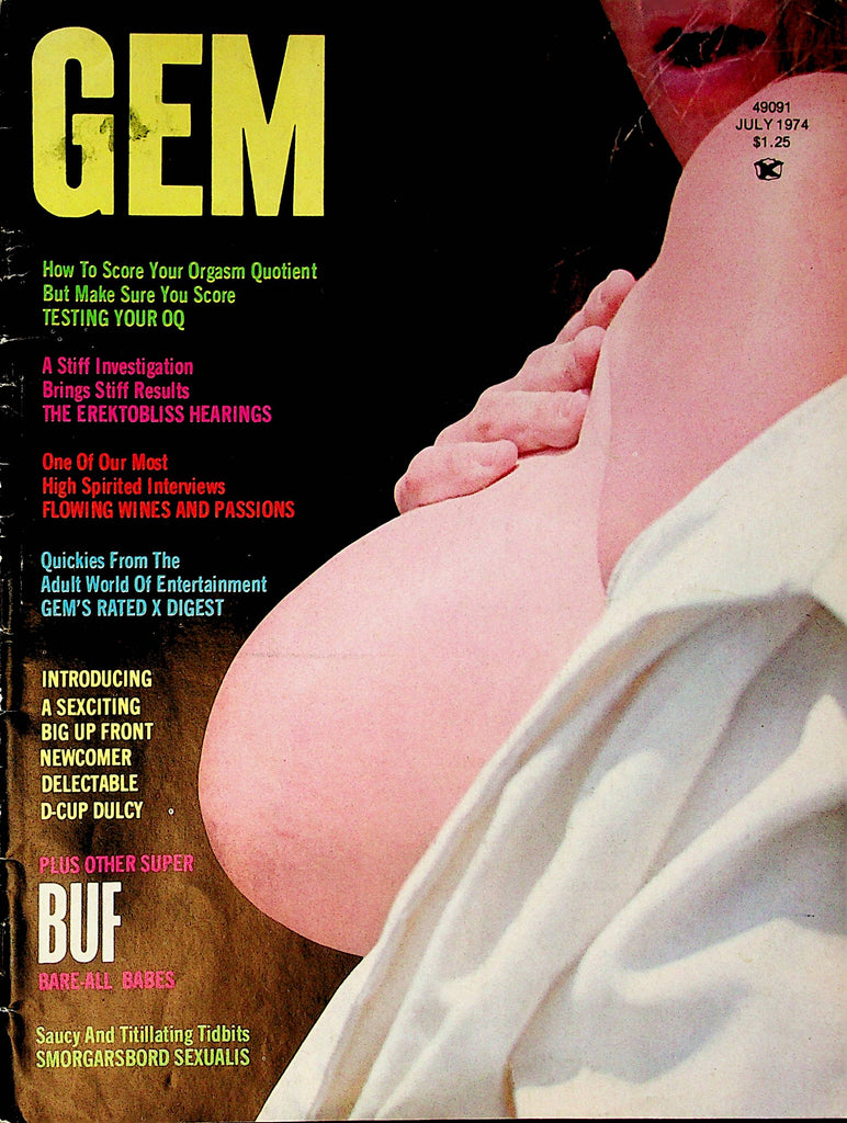 Gem Busty Magazine  Gem Of The Month Dulcy  July 1974    101422lm-p
