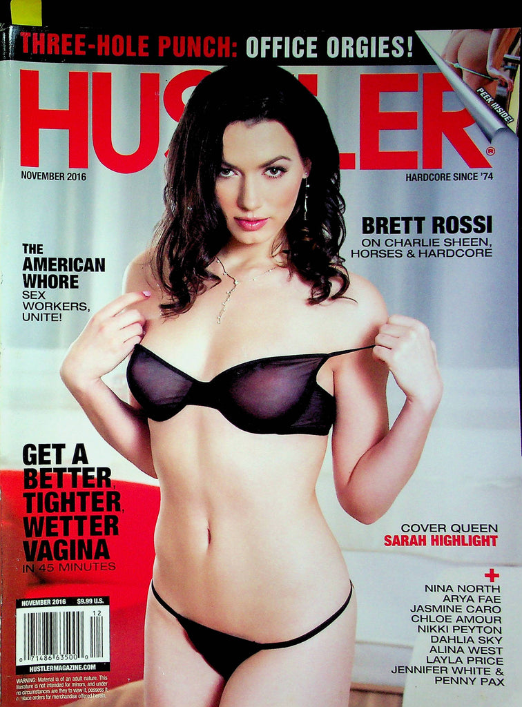 Hustler Magazine Sarah Highlight & Brett Rossi November 2015 013023RP