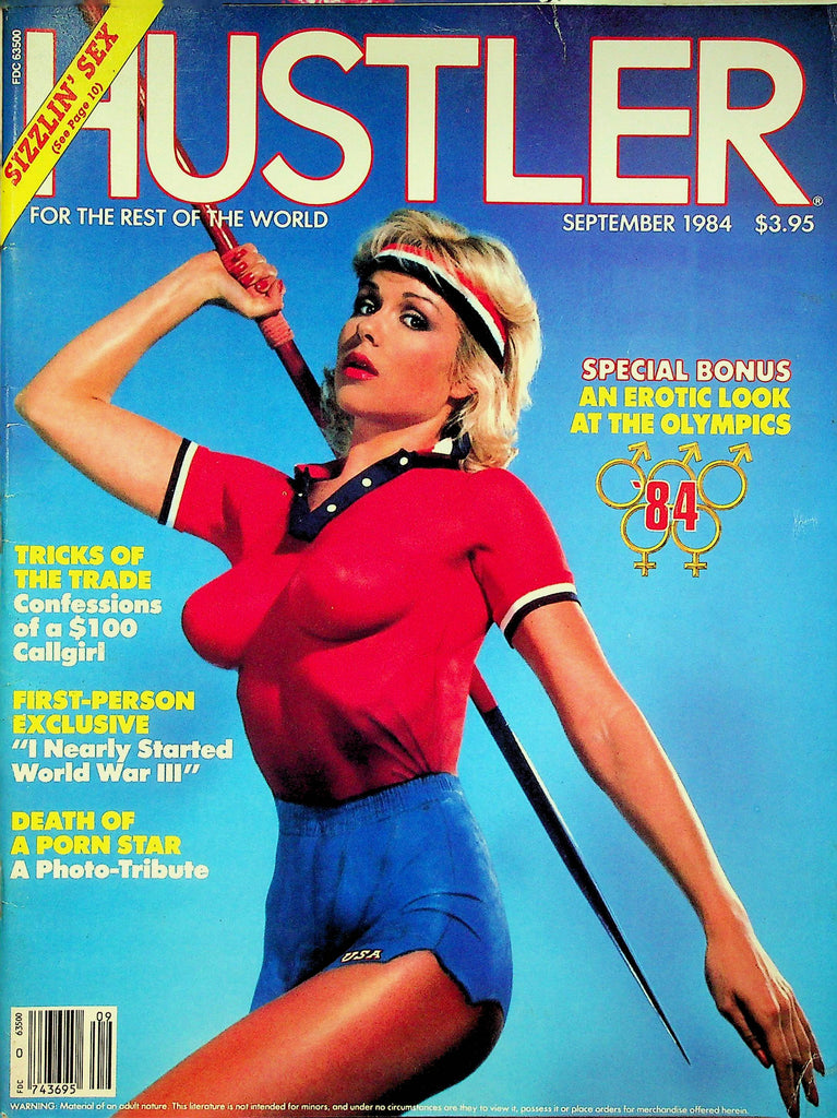 Hustler Magazine '84 Olympics & Colleen Applegate AKA Shauna Grant Tribute September 1984 081822RP