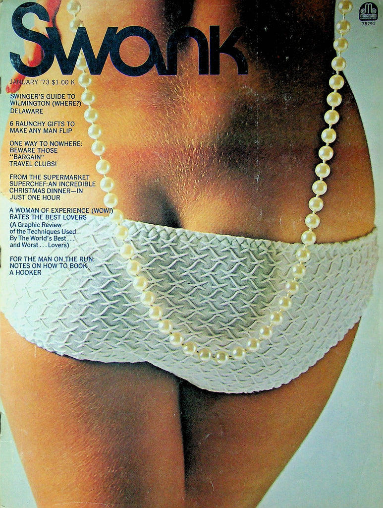 Swank Magazine Swinger's Guide To Wilmington Delaware January 1973 032023RP