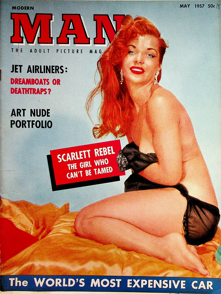 Modern Man Magazine   Scarlett Rebel  May 1957