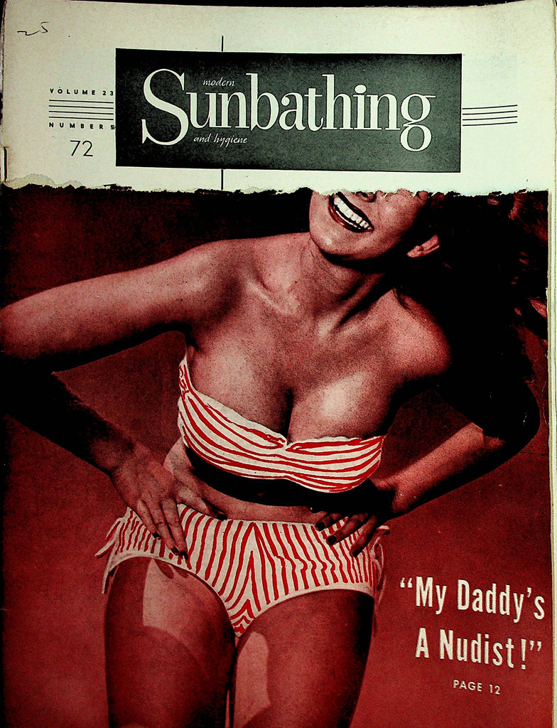 Modern Sunbathing Vintage Nudist  Magazine May 1953   Readers Copy    112621lm-dm