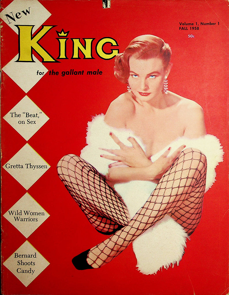 King Vintage Magazine  Gretta Thyssen  vol.1 #1  Fall 1958    121121lm-dm