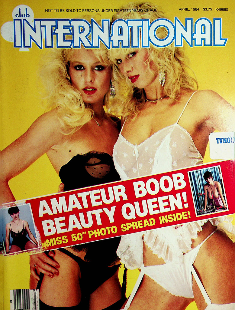 Club International Amateur Boob Beauty Queen Miss 50" Photo Spread April 1984  061721lm-dm2