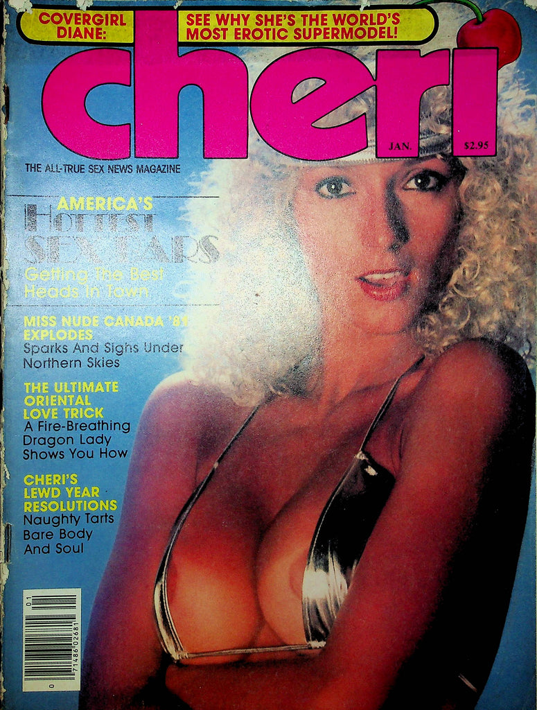 Cheri Magazine Sex Bars & Miss Nude Canada '81 January 1982 112822RP2