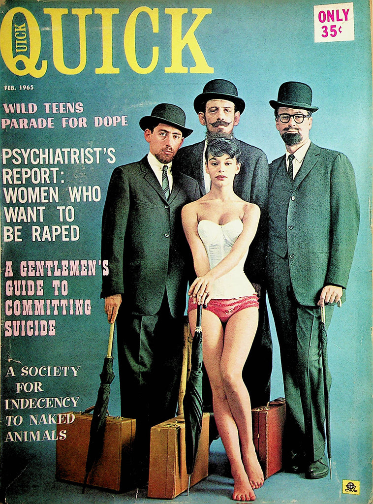 Quick Vintage Magazine  Busty Allecia  February 1965     120721lm-dm