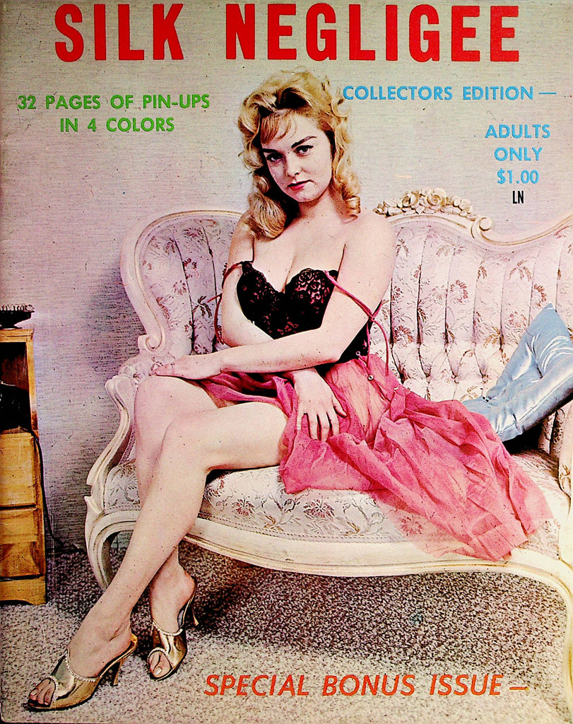 Silk Negligee Busty Magazine   Special Bonus Issue With Calendar  1960's    062222lm-p2