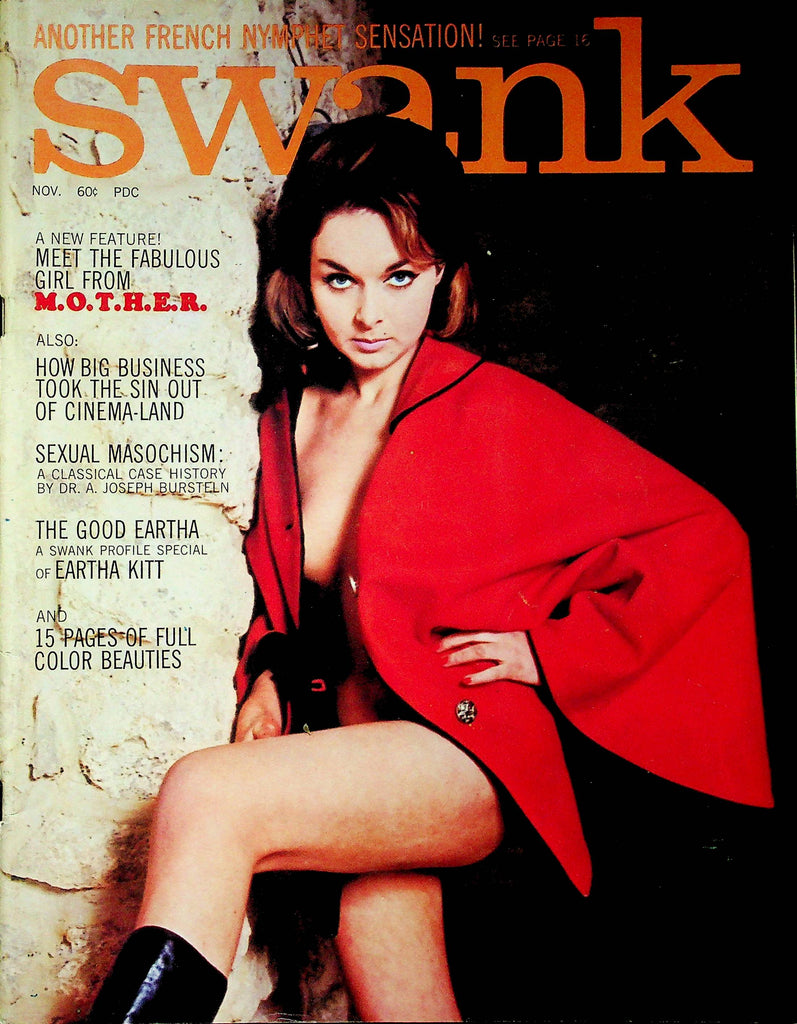 Swank Magazine The Girl From M.o.t.h.e.r. & Sexual Masochism November 1965 032023RP