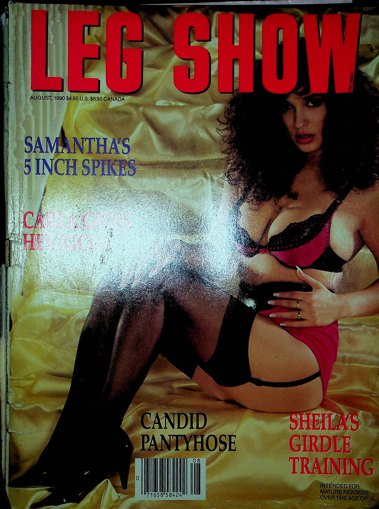 Leg Show Magazine Samantha Carla & Sheila August 1990 120122RP
