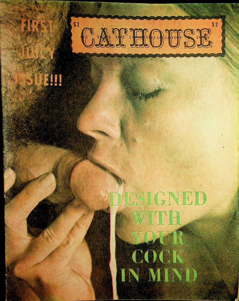 Cathouse Magazine  Designed With Your Cock In Mind - First Juicy Issue! 1970's    061721lm-dm