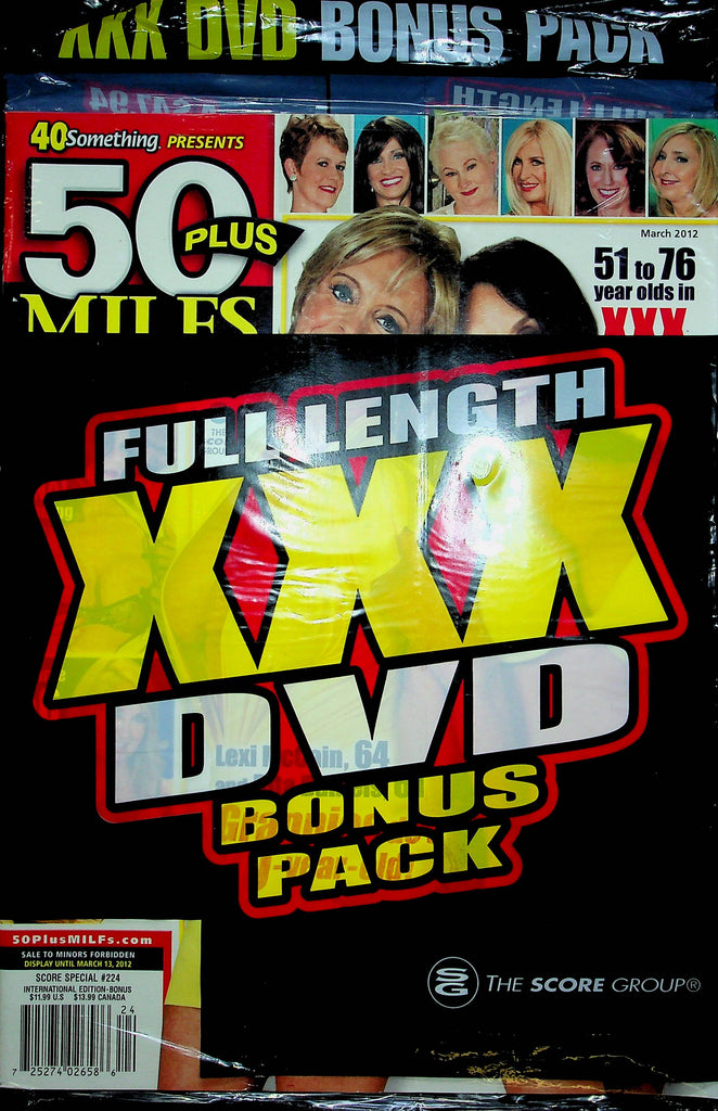 40 Something Magazine Deauxma & Lexi McCain March 2012 SEALED W/DVD 101122RP