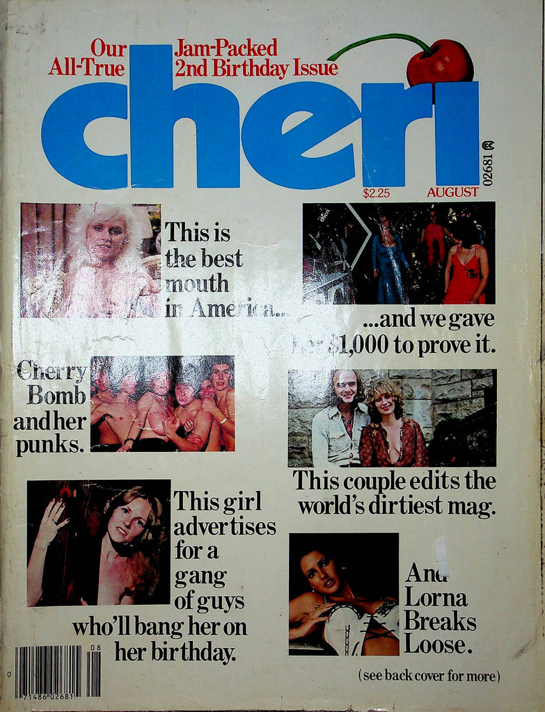 Cheri Magazine Lorna Breaks Loose 2nd Birthday Issue August 1978 011623RP