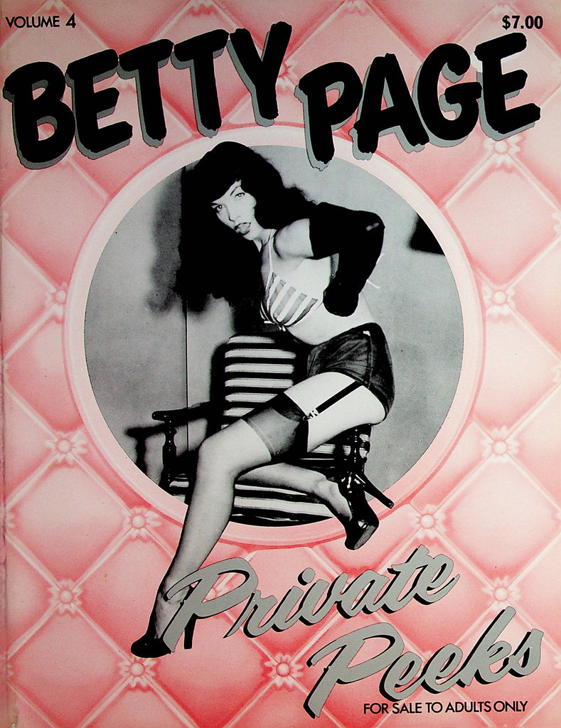 Betty Page Private Peeks Magazine  vol. 4  1980      070222lm-p