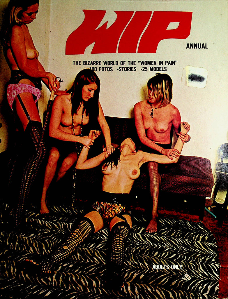 Wip Annual Fetish Vintage Magazine  Bizarre World Of "Women In Pain" 1960's   091321lm-dm