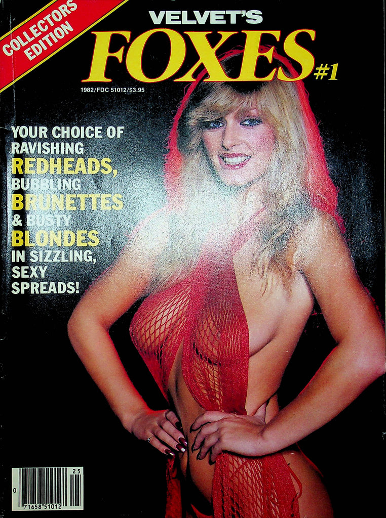 Velvet's Foxes Magazine Pamela & Lori Collector's Edition #1 1982   121922RP