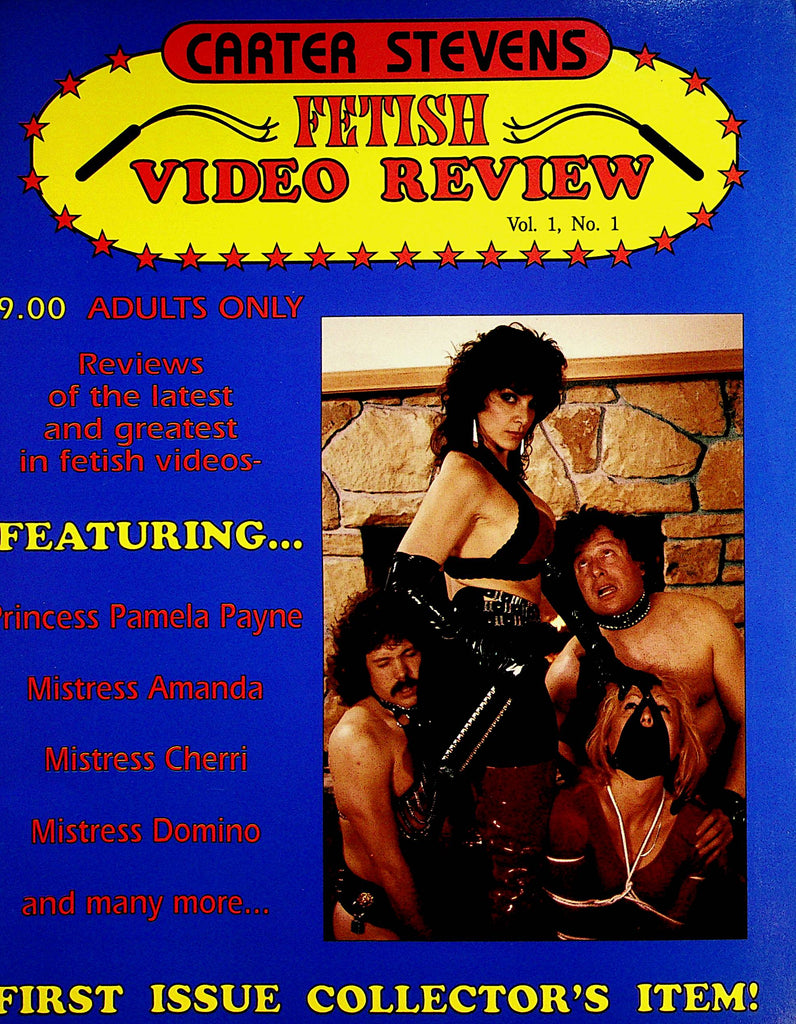 Fetish Video Review Magazine Princess Pamela Payne vol.1 #1  1994 1st Issue Collector Issue Carter Stevens   010623lm-p