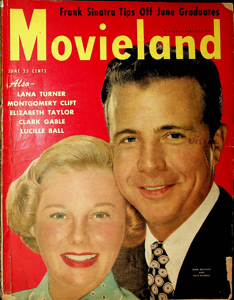 Movieland Magazine Elizabeth Taylor / Lucille Ball / Frank Sinatra  June 1949    070820lm-sh