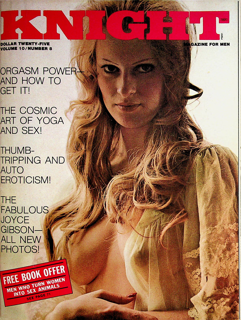 Knight Busty Magazine  Joyce Gibson  vol.10 #8 December 1974    062222lm-p2