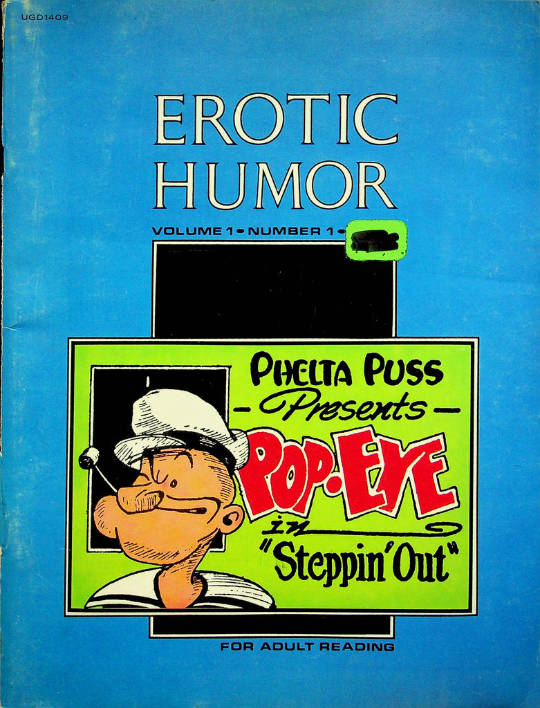 Erotic Humor Magazine Phela Puss Presents Pop Eye In Steppin Out Vol.1 No.1 090822RP