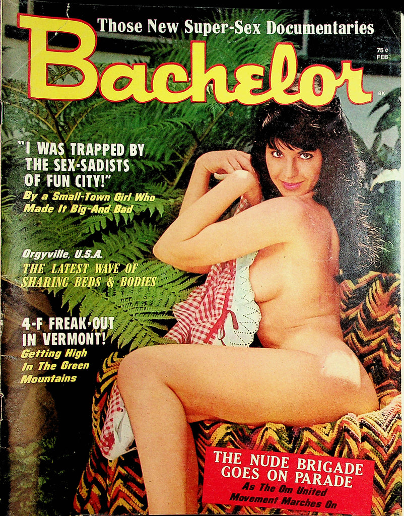 Bachelor Vintage Magazine  Covergirl Donna  February 1971     101421lm-dm