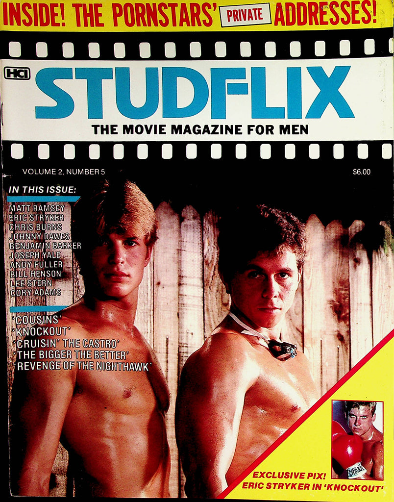 Stud Flix  Gay Magazine  Coverguy Peter North / Eric Stryker  vol.2 #5  1984    050422lm-p