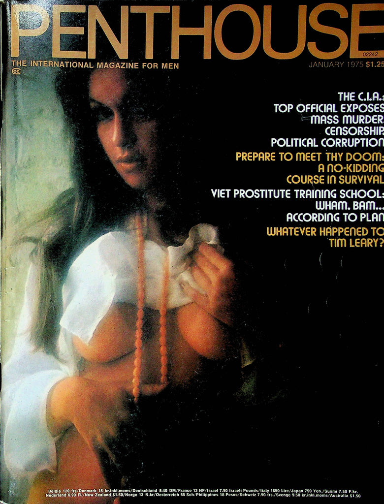 Penthouse Magazine Victor Marchetti & Straight Shooter January 1975 020123RP