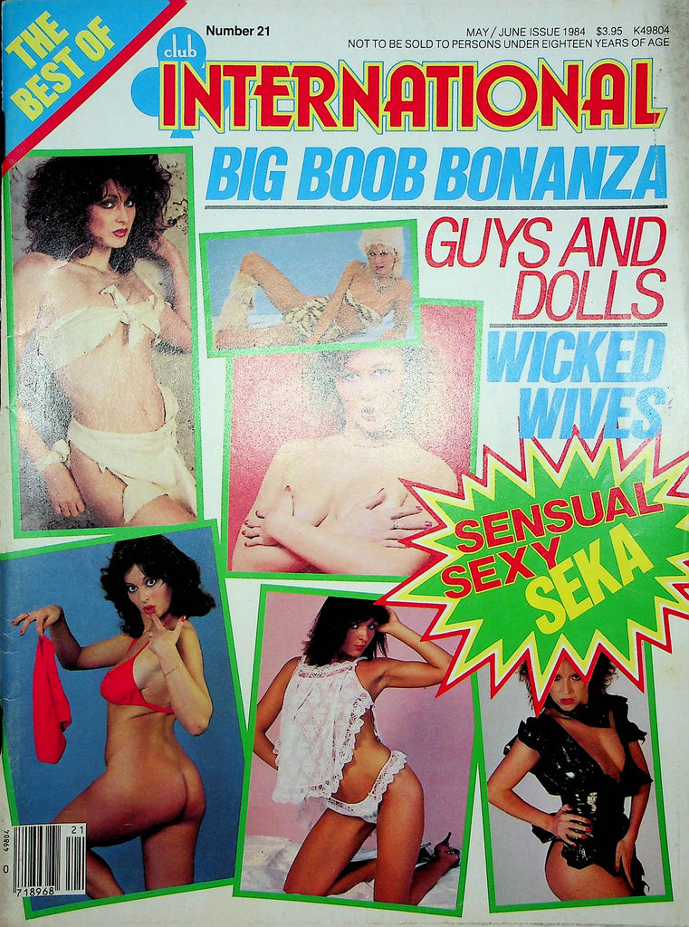 The Best Of Club International Magazine Big Boob Bonanza May/June 1984 120122RP