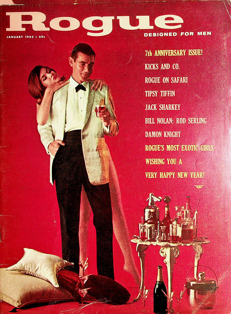 Rogue Vintage Magazine   Centerfold Tina Ganwell  January 1962   7th Anniversary    121121lm-dm