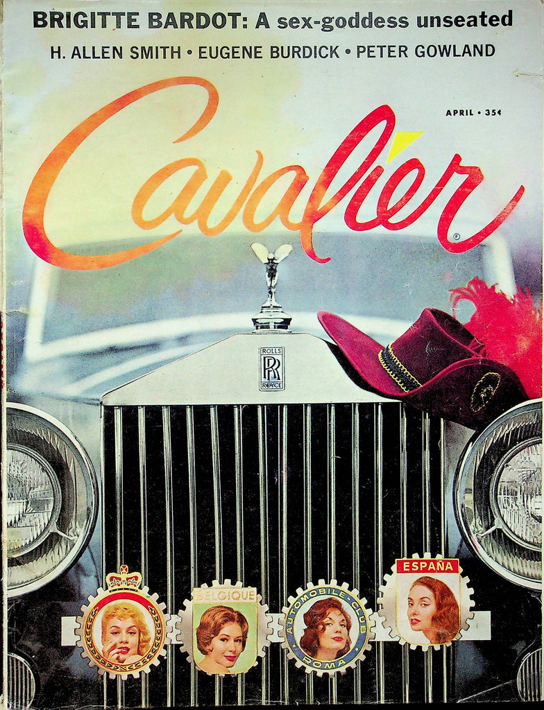 Cavalier Magazine Brigitte Bardot Eugene Burdick April 1962 061522RP