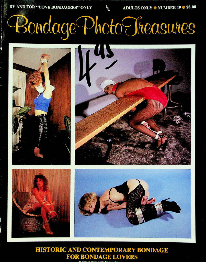 Bondage Photo Treasures Magazine Historic And Contemporary Bondage No.19 October 1987 122622RP