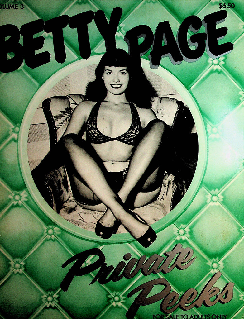 Betty Page  Private Peeks Magazine  vol.3  1979    091520lm-sh