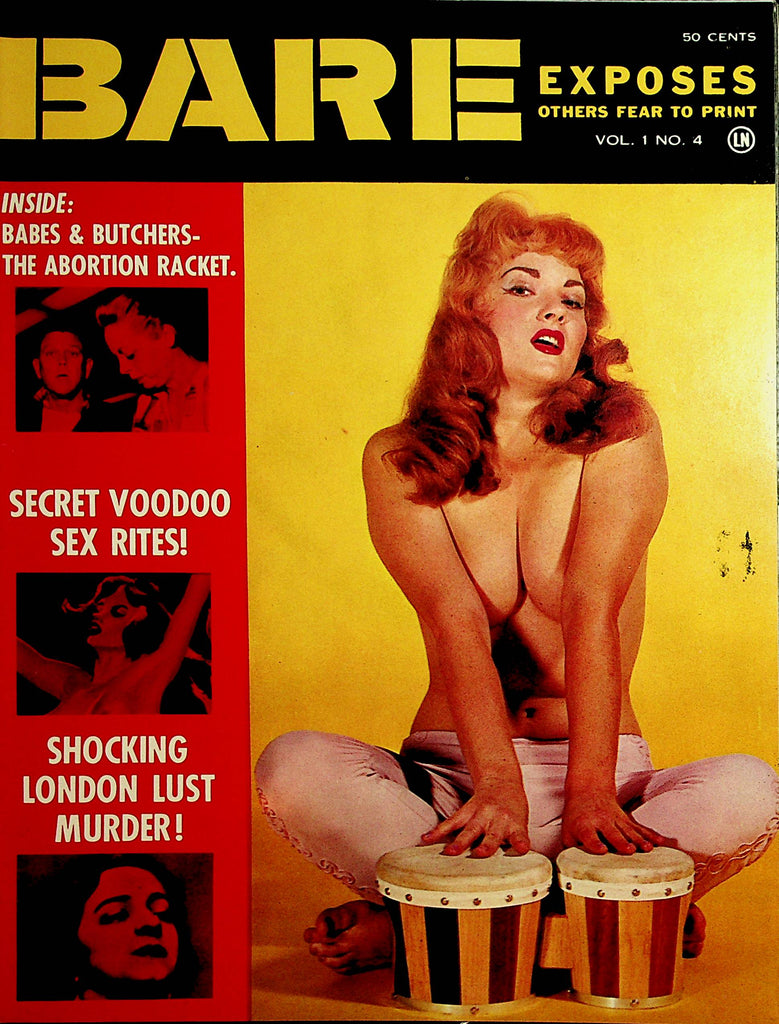 Bare Magazine   Brenda Graham / Secret Voodoo Sex Rites! vol.1 #4  1960's   082421lm-dm