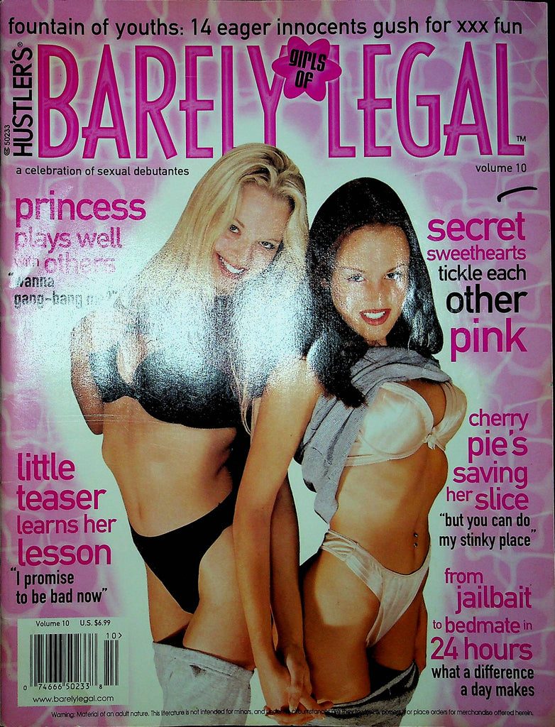 Hustler's Girls Of Barely Legal Magazine Annie Laney & Daisy Vol.10 1999 010423RP