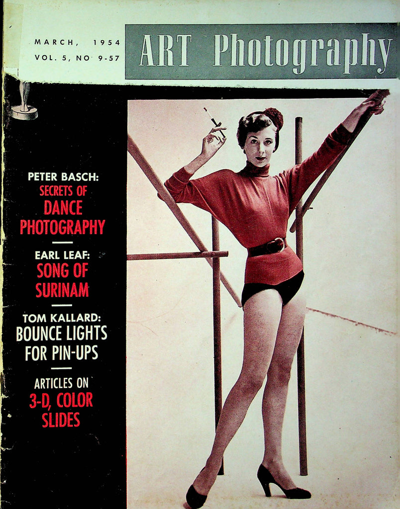 Art Photography Magazine March 1954 good reading copy  022423RP