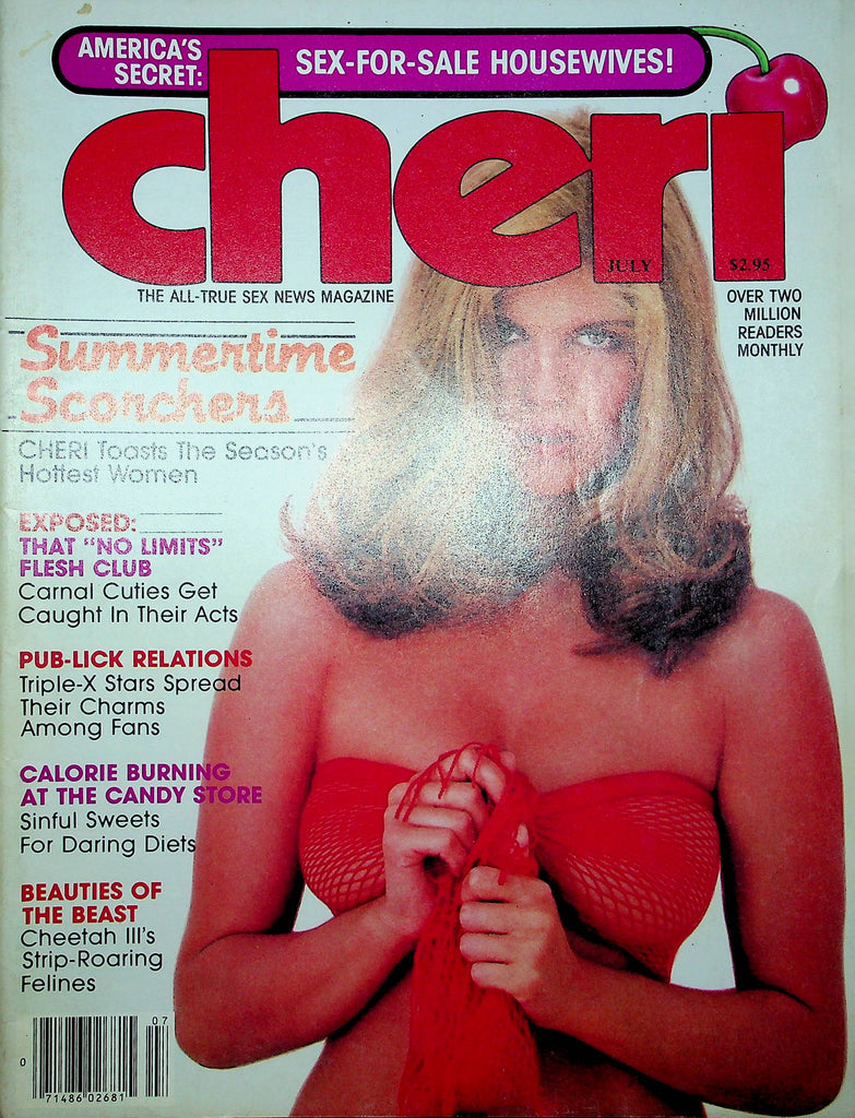 Cheri Magazine Wild Blue Wanda & Sin Signs July 1982 112822RP2