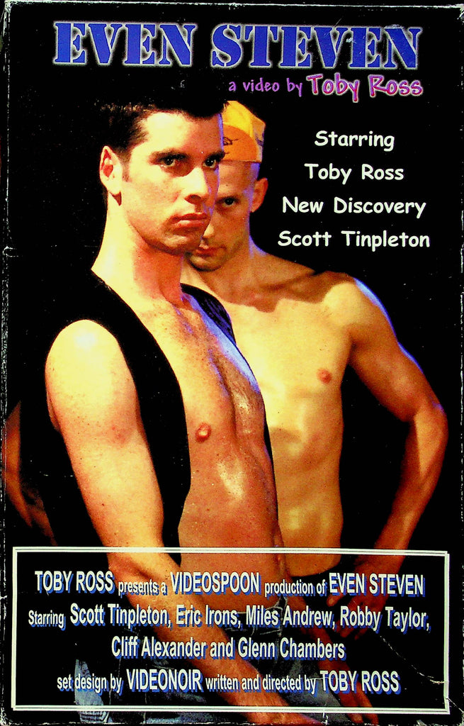 Gay Adult VHS Movie Even Steven Ft. Toby Ross & Scott Tinpleton 1998 By Videospoon 032423RPVHS2