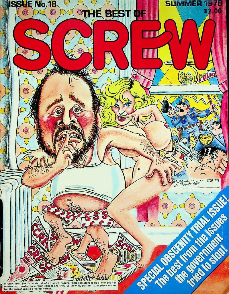 The Best Of Screw Magazine Special Obscenity Trial Issue Summer 1978 090822RP
