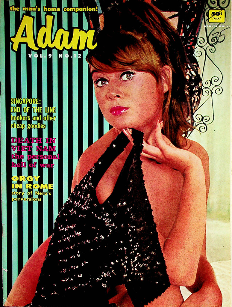 Adam Magazine  Covergirl Frankie Smith  vol.9 #12  December 1965       062822lm-p
