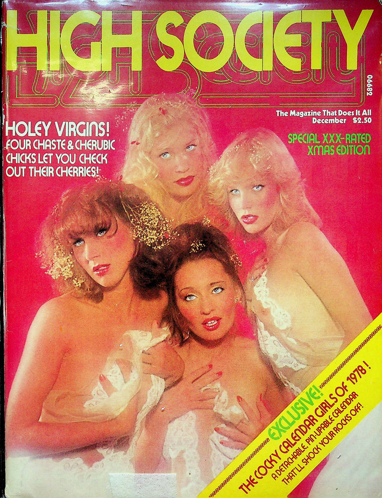 High Society Magazine Billy Graham & Crystal Balling December 1977 060122RP