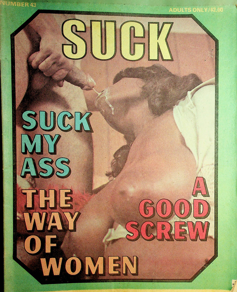 Suck Magazine  Suck My Ass / A Good Screw  #43  1978   061721lm-dm