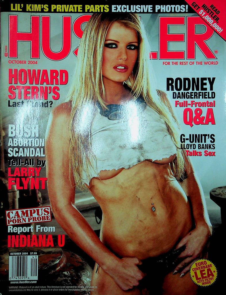 Hustler Magazine Rodney Dangerfield & Lloyd Banks & Lil' Kim October 2004 122122RP