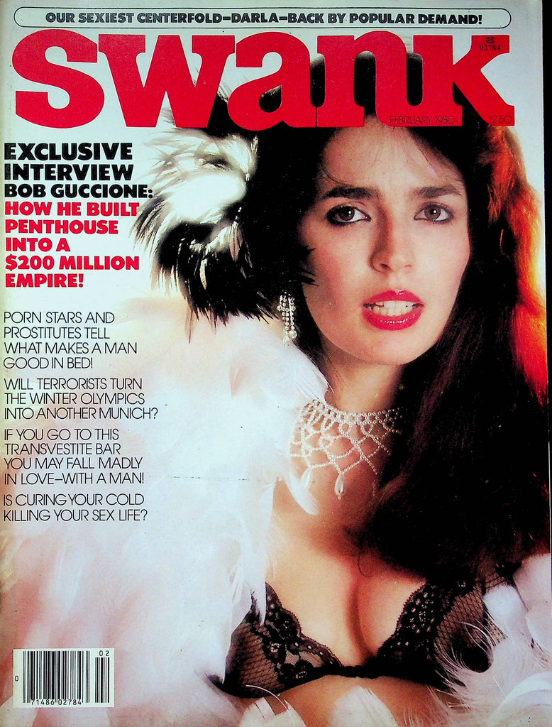 Swank Magazine Bob Guccione & Darla & Randi February 1980 092722RP